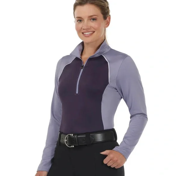 Kerrits  Charisma Coolcare - Women's Two-Tone Long Sleeve Top - Picture 2 of 6